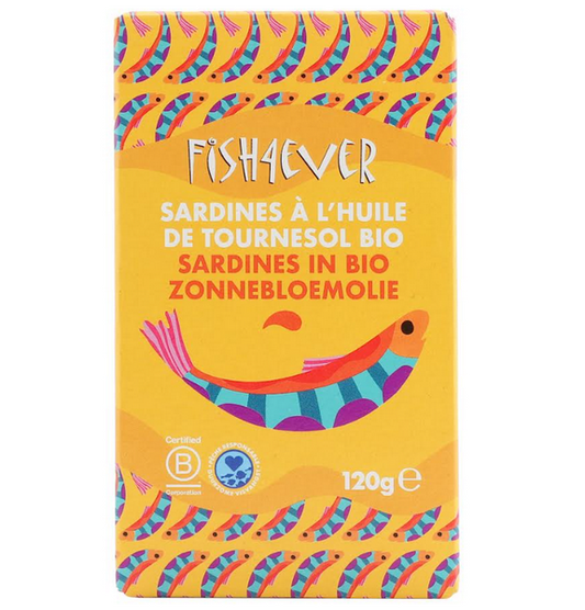 Sardines entières à l'huile de tournesol bio - 1