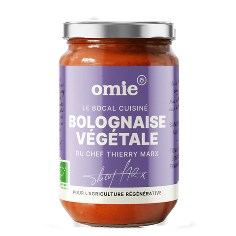 Sauce bolognaise végétale bio (tomates et lentilles françaises) - 1