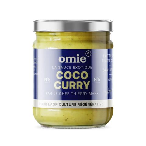 Sauce coco curry jaune de madras bio - 1