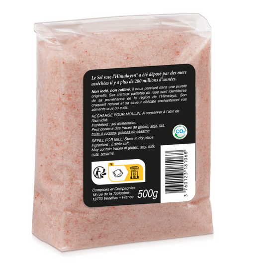 Comptoirs & Compagnies -- Sel fin rose d'himalaya - 500 g