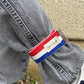 Serre pantalon bleu blanc rouge - 2