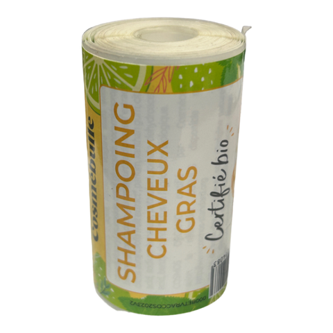 Shampoing cheveux gras (étiquettes) - 1