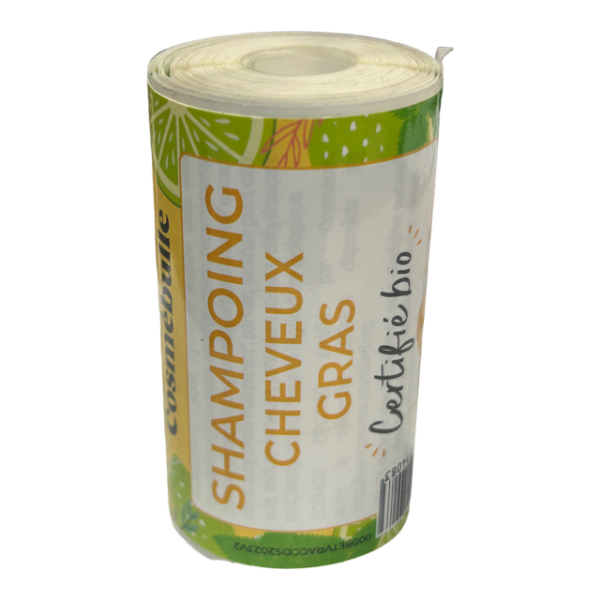 Shampoing cheveux gras (étiquettes) - 1