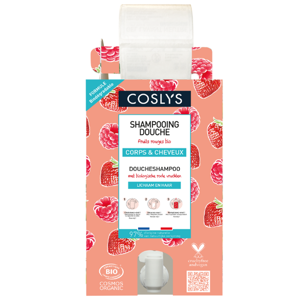 Coslys -- Shampoing douche fruits rouges Vrac (bib nu) - 10 kg