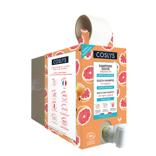 Coslys -- Shampoing douche pamplemousse Vrac (bib nu) - 10 kg