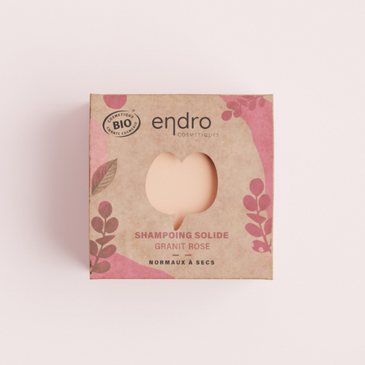 Endro -- Shampoing solide granit rose - 85 g