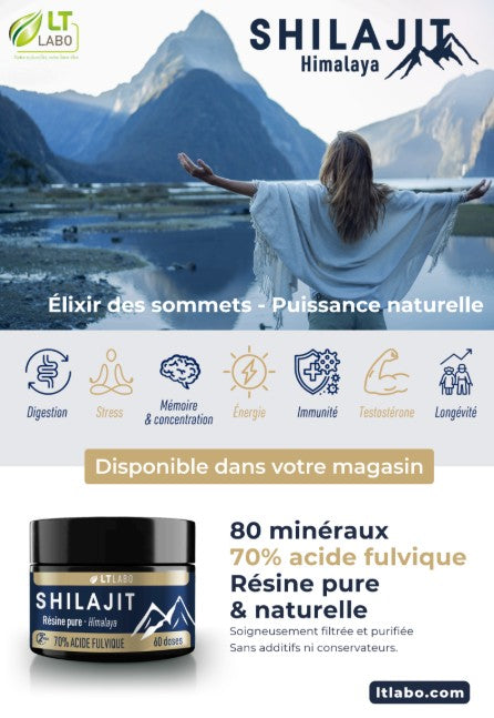 Shilajit résine 70% acide fulvique (non certifiable) - 2