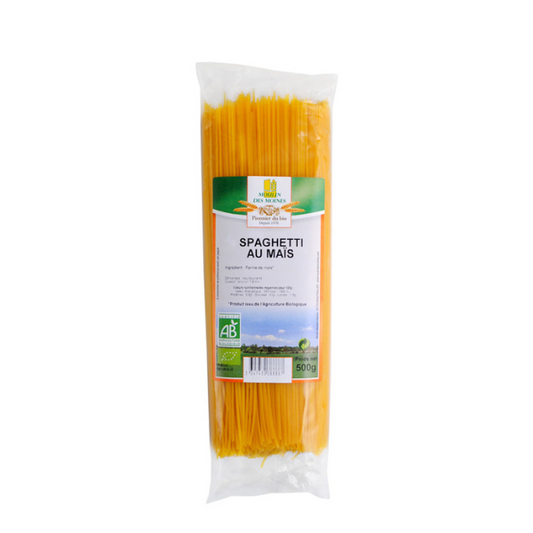 Moulin Des Moines -- Spaghettis sans gluten à la farine de maïs bio - 500 g