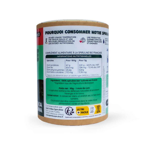 Spiruline bio en poudre (1 mois de cure) - 2
