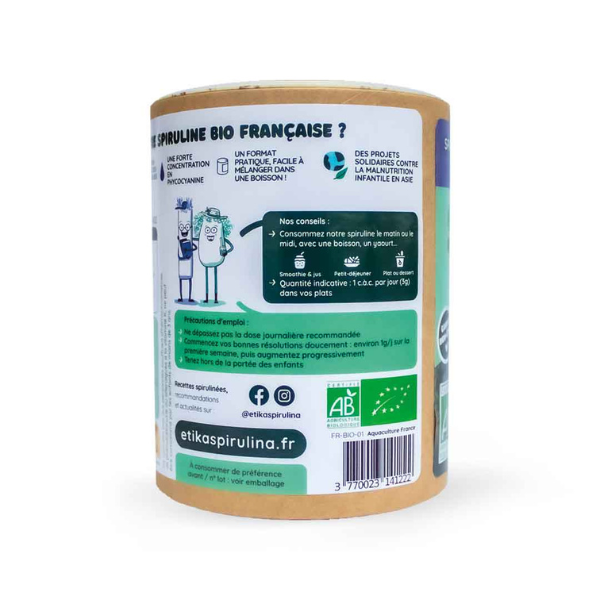 Spiruline bio en poudre (1 mois de cure) - 3