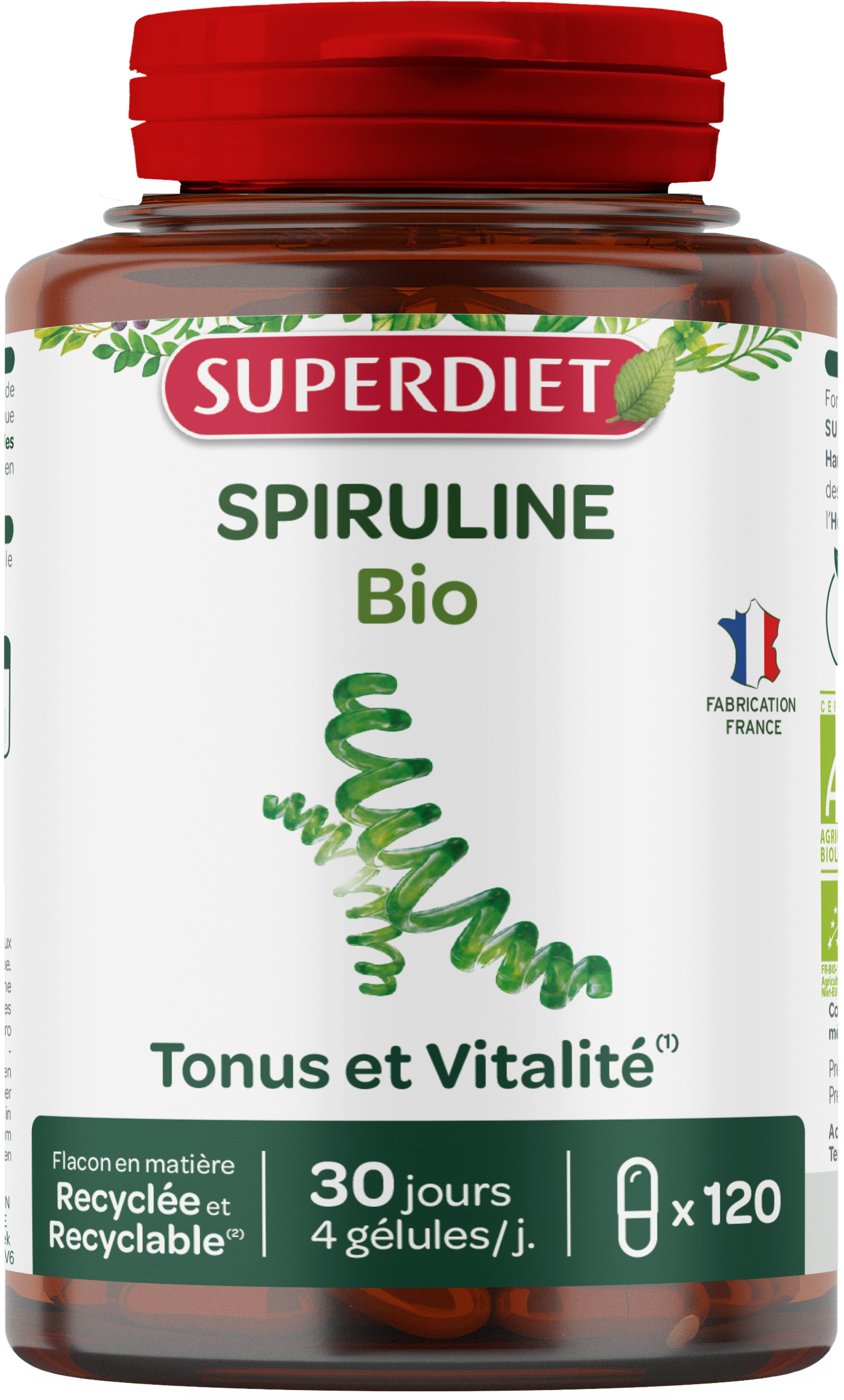 Spiruline bio (tonus, vitalité) - 1