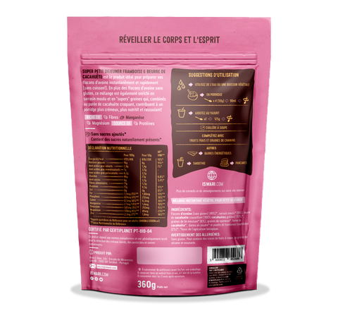 Super petit-déjeuner framboise et beurre de cacahuète bio - 2