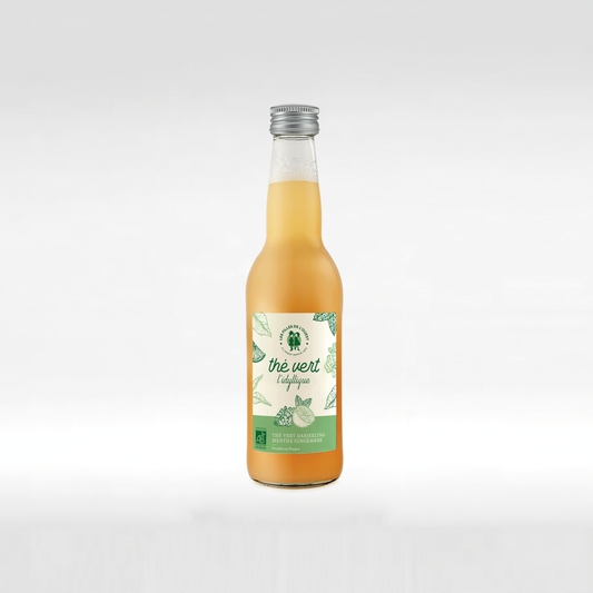 Les Filles De L'ouest -- Thé vert glacé bio l'idyllique - 33 cl x 12