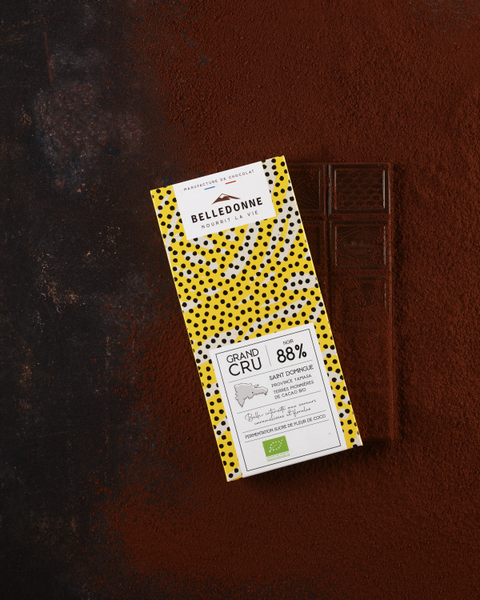 Tablette Grand Cru Chocolat noir 88% sucre coco  - 2