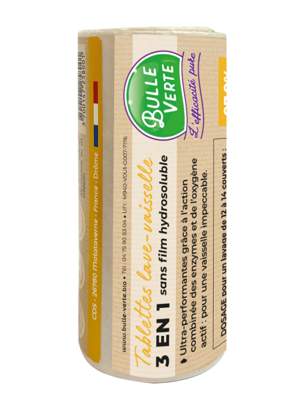 Tablettes lave vaisselle 3 en 1 vrac (étiquettes) - 1