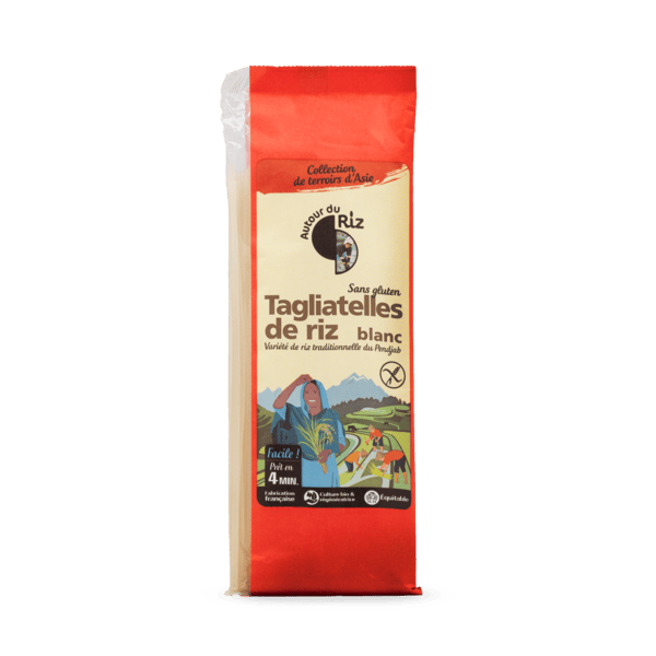 Tagliatelles de riz blanc bio sans gluten - 1
