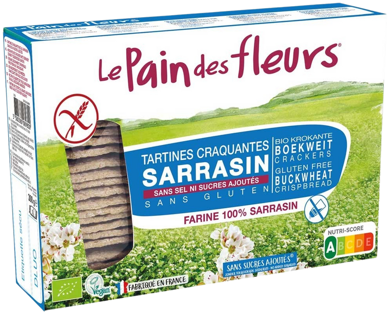 Tartine bio sarrasin sans sel ni sucres - 1
