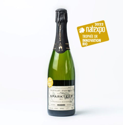Thé pétillant brut cuvée nature sans alcool bio - 1