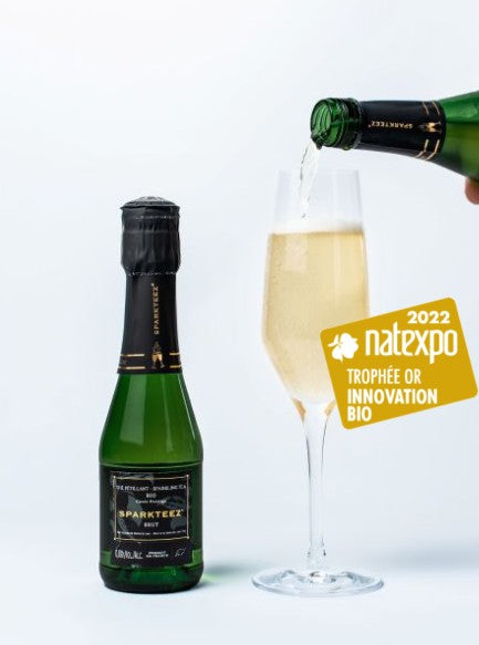 Thé pétillant cuvée nature bio sans alcool (idéal pour coffrets) - 1