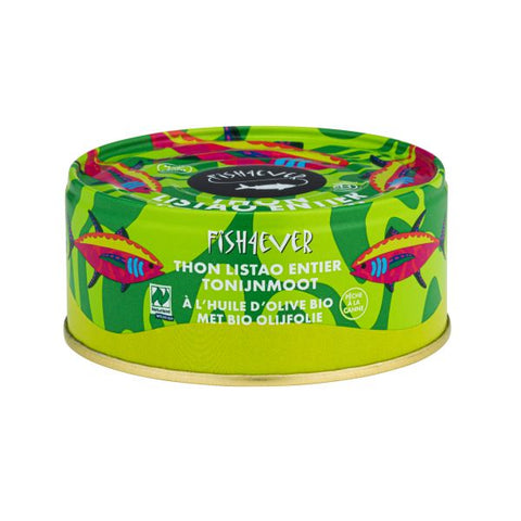 Thon entier listao à l'huile d'olive extra vierge bio  - 1