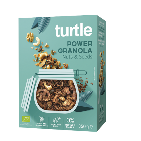 Turtle -- Power granola bio noix et graines - 350 g