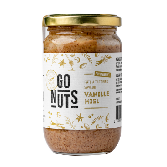 Go Nuts -- Pâte à tartiner vanille miel bio - 270 g