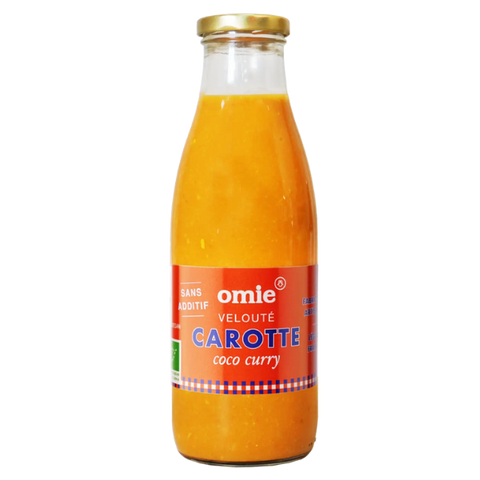 Velouté carottes coco curry bio (carotte de charente) - 1