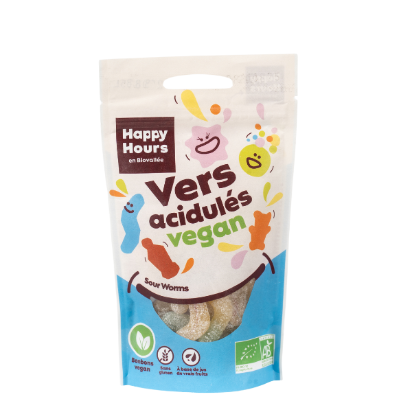 Vers acidulés vegan & bio en sachet - 1