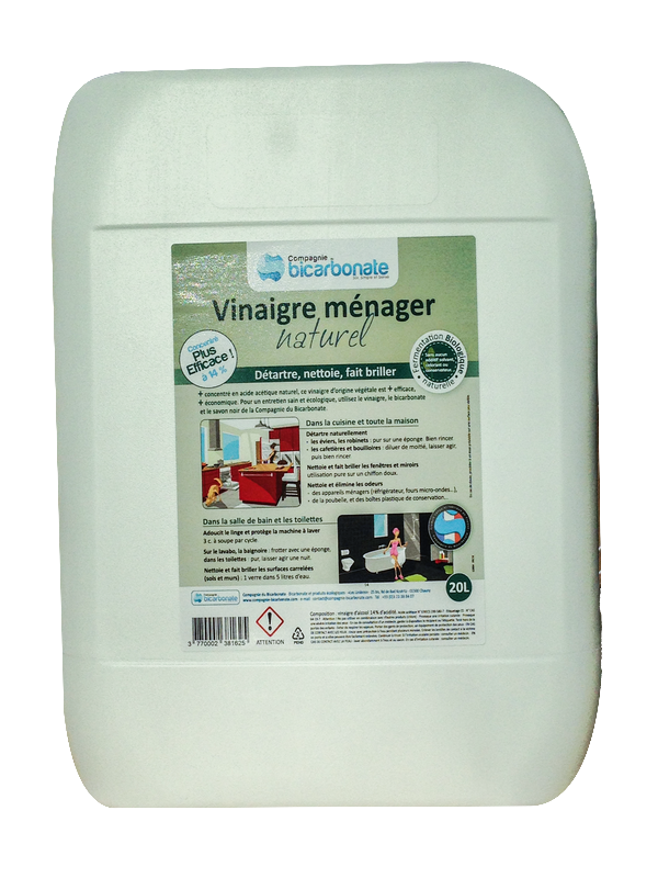 Vinaigre blanc ménager à 14° - 1