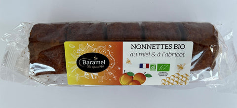 Baramel -- Pré-commandes noël nonnettes bio à l'abricot - 160 g (5 pièces)