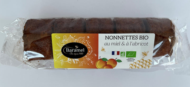 Baramel -- Pré-commandes noël nonnettes bio à l'abricot - 160 g (5 pièces)
