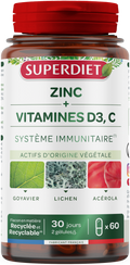 Zinc d3 et vitamine c (défenses immunitaires) - 1
