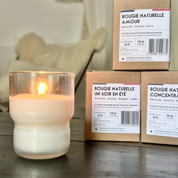 Jolis Baumes -- Bougie naturelle respire - 110 g