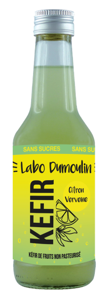 Le Labo Dumoulin -- Kéfir citron verveine bio (non pasteurisé) - 25 cL x 12
