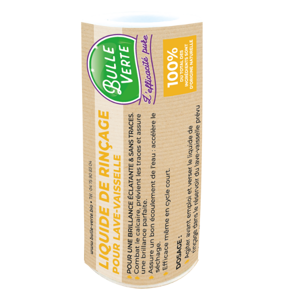Bulle Verte -- Liquide de rinçage vrac (étiquettes)