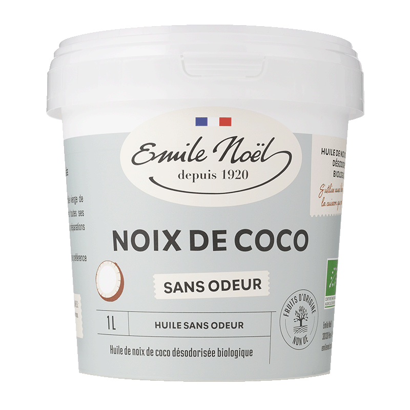 Émile Noël -- Huile de coco désodorisée bio - 1 l