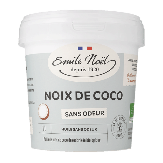 Émile Noël -- Huile vierge de noix de coco bio - 1 l