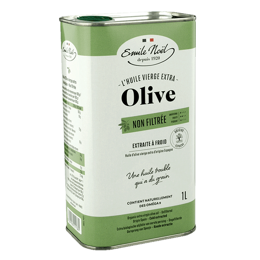 Émile Noël -- Huile d'olive vierge extra bio non filtrée bidon - 1 l