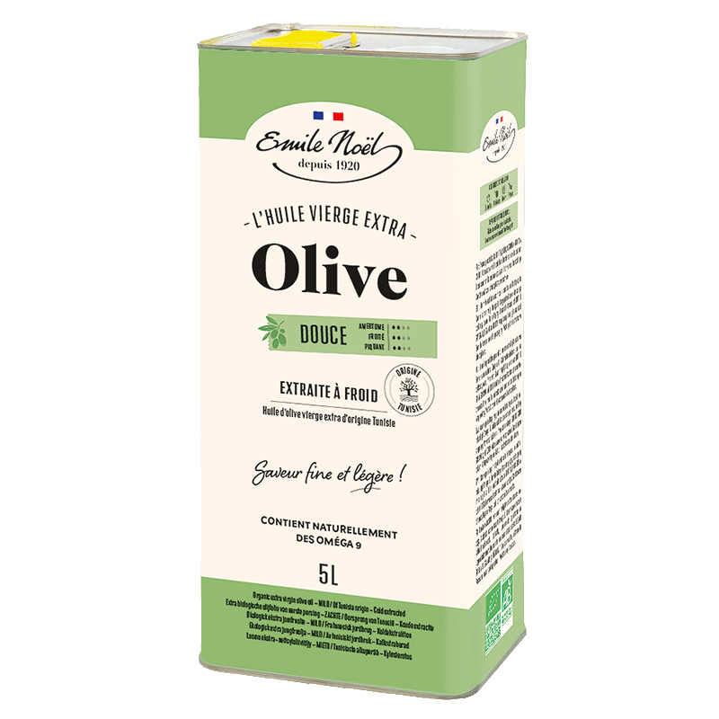 Émile Noël -- Huile d'olive vierge extra douce bio Vrac - 5 l