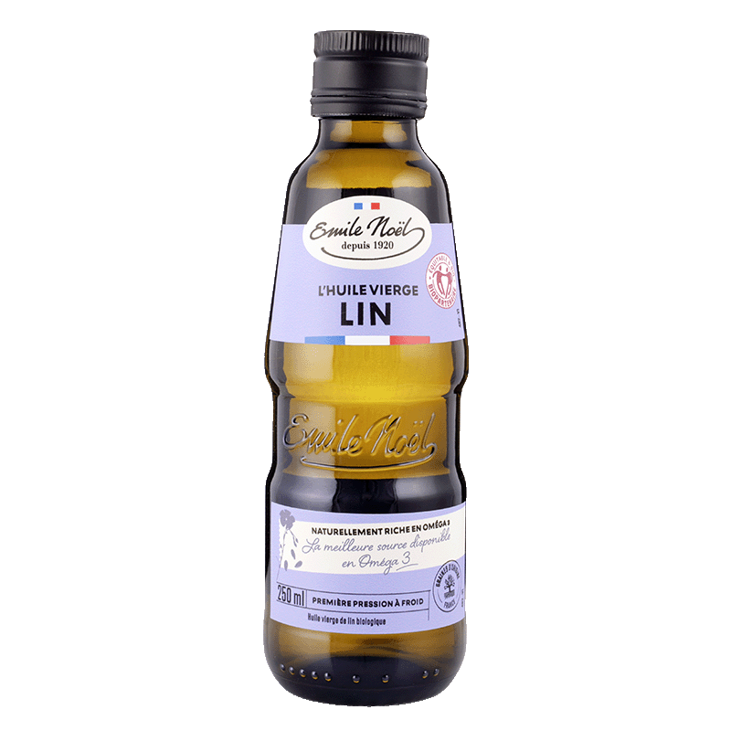 Émile Noël -- Huile vierge de lin France bio - 250 ml