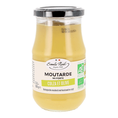 Émile Noël -- Moutarde mi-forte bio - 190 g