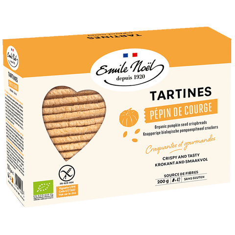 Émile Noël -- Tartines sans gluten courge bio - 200 g