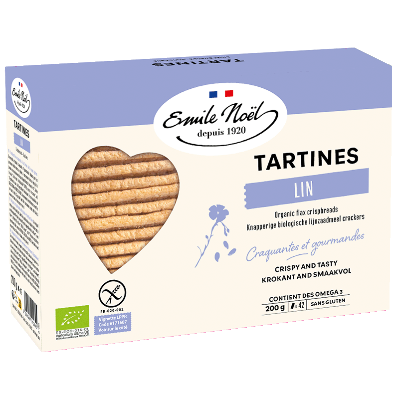 Émile Noël -- Tartines sans gluten lin bio - 200 g