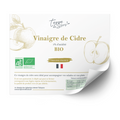 Terre De Sens -- Contre-étiquette du vinaigre de cidre france bio - Lot de 50