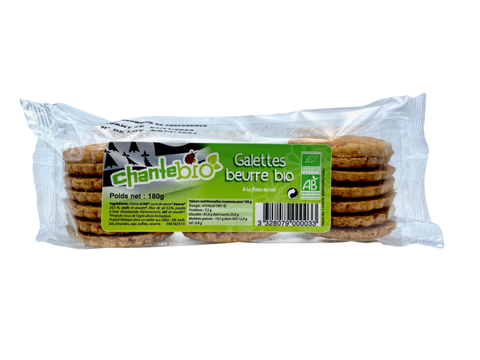 Chante Bio -- Galettes pur beurre bio - 180 g x 10