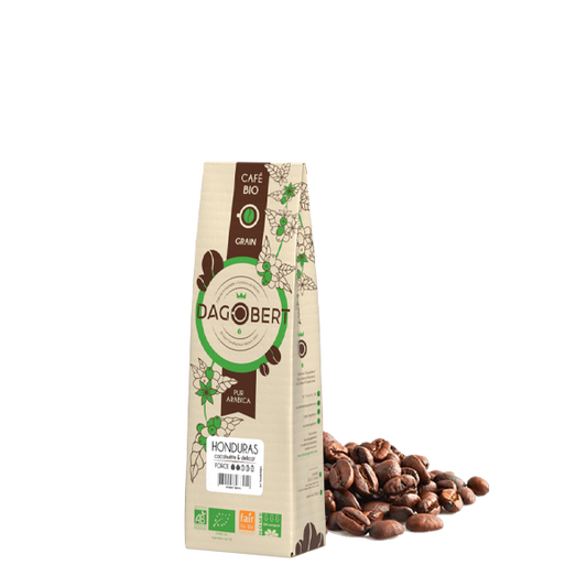 Les Cafés Dagobert -- Honduras 100% arabica bio fairtrade en grain - 250g