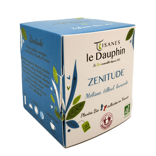 Tisanes Le Dauphin -- Infusion bio zénitude origine france - 20 infusettes
