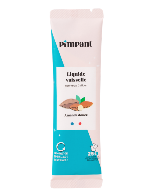 Pimpant -- Stick recharge liquide vaisselle amande - 25 g