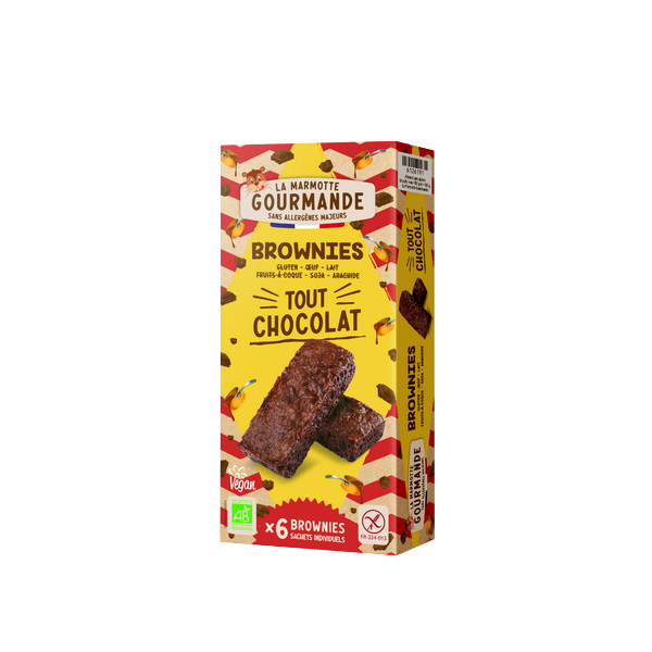 La marmotte gourmande -- Echantillon Brownies tout chocolat