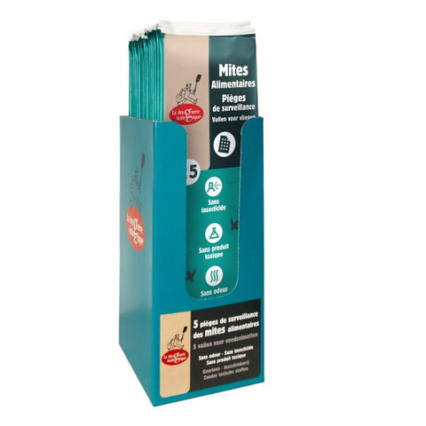 Ah Table! -- Sachet de 5 pièges de surveillance des mites alimentaires (display de 20)